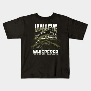 Walleye whisperer Kids T-Shirt